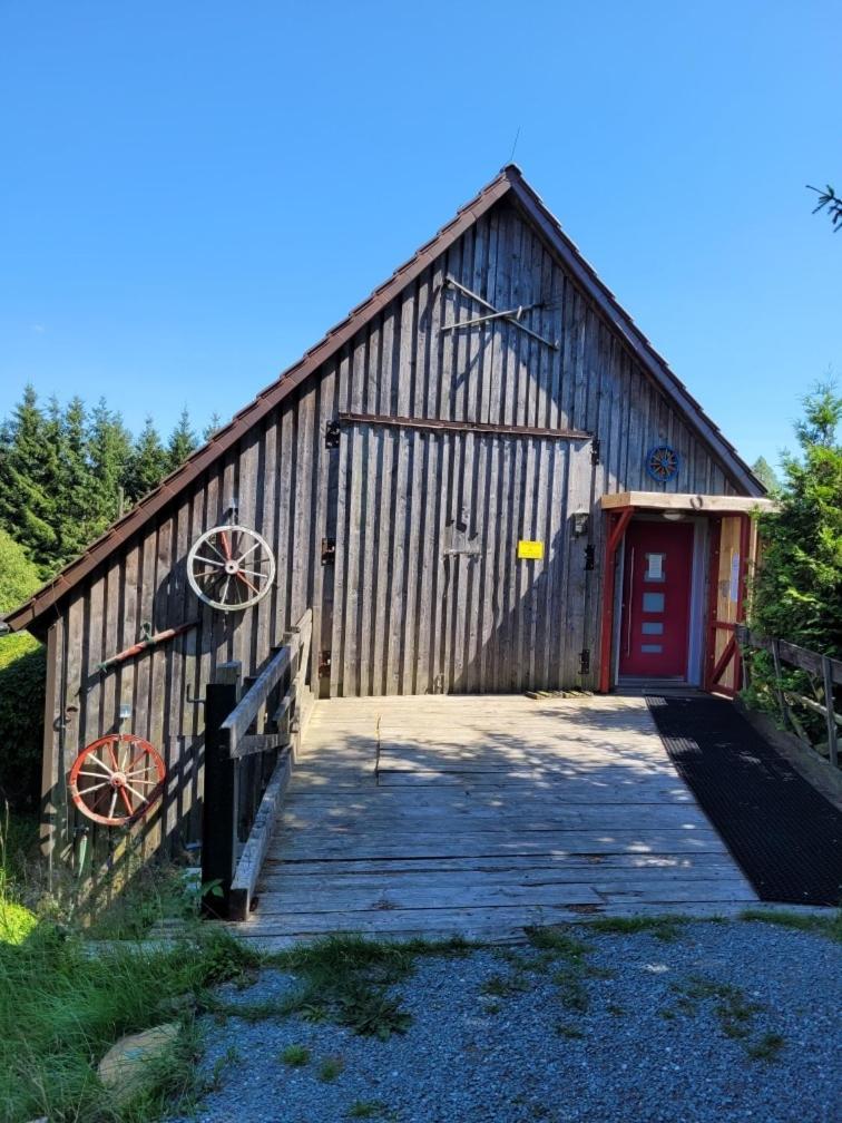 Rennsteigscheune Steinbach am Wald Exterior foto